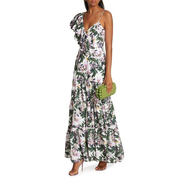 No Pise La Grama Dresses & Skirts - No Pise La Grama
Aracea Asymmetric Ruffled Maxi Dress